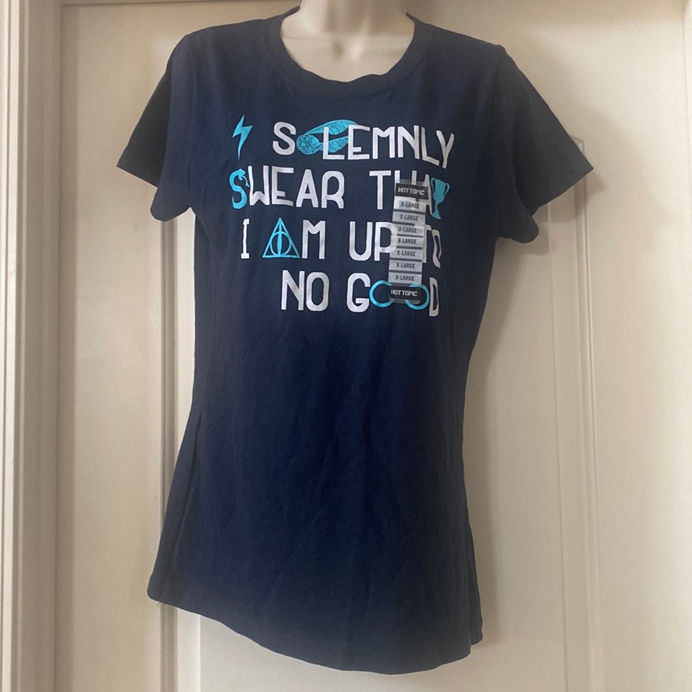 Harry Potter‎ I Solemnly Swear I Am Up To No Good Hot Topic Bioworld Top